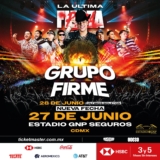 Boletos gratis para el concierto de Grupo Firme con tus compras en Plaza Universidad