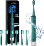 Cepillo de dientes eléctrico recargable con 6 repuestos baja de precio