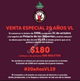 Venta Especial 20 Años Vive Latino: Abono a sólo $180 pesos si tienes boleto del primer Vive Latino