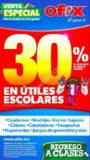 Venta Especial Ofix Regreso a Clases: 30% de descuento en todos los útiles escolares