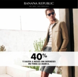 Venta Nocturna Banana Republic del 9 al 11 de junio: 40% de descuento y hasta 6 msi