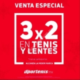 Venta especial dportenis: 3×2 en lentes y tenis DC, Onboard y K-Swiss