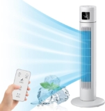 Ventilador de torre con control remoto baja a su menor precio