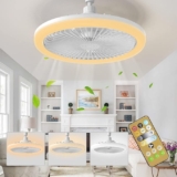 Ventilador de techo con luz LED y control remoto baja a un precio muy bueno