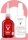 Kit cuidado de la piel antimanchas Vichy con sérum Liftactiv B3 + protector solar Capital Soleil bajan a su menor precio