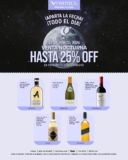 Venta Nocturna Vinoteca: Hasta 25% de descuento el miércoles