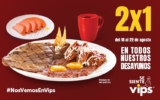 2×1 en Desayunos en Vips del 18 al 22 de agosto