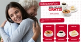 Promoción Abrazos Vips: sopa, café o pay Gratis para que se los regales a quien quieras