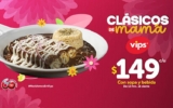 Nuevos Clásicos de Mamá Vips: Comidas completas con sopa y bebida a $149