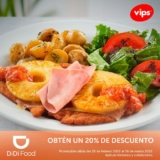 Cupón Vips de $60 de descuento en pedidos de $250 o más en DiDi Food