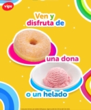 Promoción Vips Día del Niño: Dona o helado gratis para los niños este fin de semana
