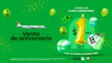 Venta de Aniversario Viva Aerobus: Rutas nacionales desde $1 peso + TUA