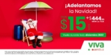 Promoción Viva Aerobus Adelantamos la Navidad: Vuelos desde $15 + $444 de TUA