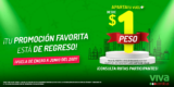 Promoción Viva Aerobus: Aparta tu vuelo desde $1 peso