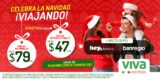 Venta de Navidad Viva Aerobus: vuelos desde $79 pesos + TUA