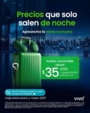 Venta Nocturna Viva Aerobus: vuelos nacionales desde $35 + TUA para principios de 2027