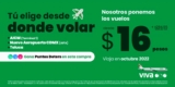 Promoción de la Semana Viva Aerobus: Vuelos desde $16 pesos + TUA para viajar en octubre 2022