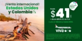 Venta Internacional Viva Aerobus: Vuelos a Estados Unidos y Colombia desde $41 dólares + impuestos