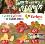 Folleto Soriana Super Martes y Miércoles del Campo 8 y 9 de junio 2021