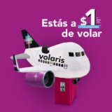 En Volaris todos los vuelos nacionales desde $1 peso + impuestos