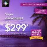 En Volaris vuelos nacionales desde $299 e internacionales desde $45 dólares comprando hoy