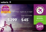 Promo Volaris mas de 1 millón de vuelos para 2021 desde $299