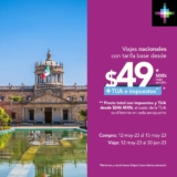 En Volaris viajes nacionales con tarifa base desde $49 si compras este fin de semana