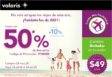 En Volaris hasta 50% de descuento en todos los vuelos + cambios ilimitados por $49