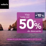 Hasta 50% de descuento en vuelos en Volaris  hoy