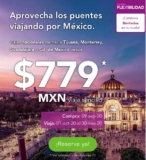 Promo Volaris de vuelos en puentes vacacionales desde $779 pesos