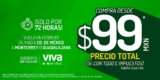 Promoción Viva Aerobus de vuelo sencillo a $99 pesos saliendo desde CDMX, Guadalajara o Monterrey