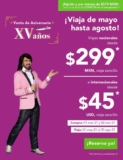 Volaris Venta XV Aniversario: vuelos desde $299 para viajar en verano