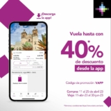 Hasta 40% de descuento vuelos por Volaris comprando desde la app