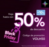 Black Friday Volaris: Hasta 50% de descuento en rutas
