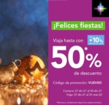Código Volaris de hasta 50% de descuento en vuelos válido hoy