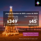 Promoción Volaris: Vuelos para navidad y año nuevo desde $349 nacionales y $45 dólares internacionales