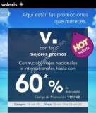 Promoción Volaris Hot Tickets de hasta 60% de descuento en vuelos nacionales e internacionales