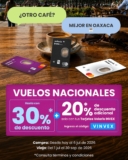 En Volaris Vuelos nacionales con hasta un 30% de descuento + hasta 20% adicional con Invex