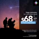 Promoción Volaris Reyes Magos: Viajes nacionales con tarifa base desde $68 + TUA e impuestos