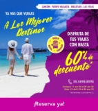 Aniversario Volaris Ya Vas: hasta 60% de descuento en paquetes vuelo + hotel