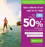 Promo Volaris de hasta 50% de descuento en vuelos para Verano 2021