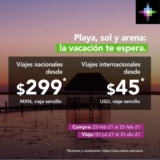 Promo Volaris de vuelos desde $299 lo que resta de 2021