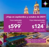 Promo Volaris: vuelos desde $599 para septiembre y octubre