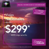 Promoción Volaris Vuelos que Vuelan: viajes nacionales desde $299 pesos e internacionales desde $45 dólares