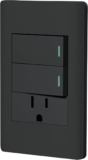 Placa eléctrica Volteck con 2 botones y 1 contacto con tierra baja de precio