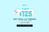 Cupón Vorana $125 de descuento en toda la tienda