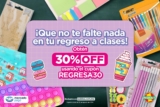 Cupón Waldos de 30% de descuento en productos para el regreso a clases