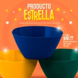 Producto Estrella Waldos: Bowl plástico de color a $9.99 c/u