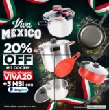 Viva México Waldo’s: 20% de descuento en productos de cocina + 3 msi con Paypal