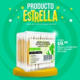 Productos Estrella Waldos: Hisopos de bambú 100% algodón 160 piezas a sólo $9.99